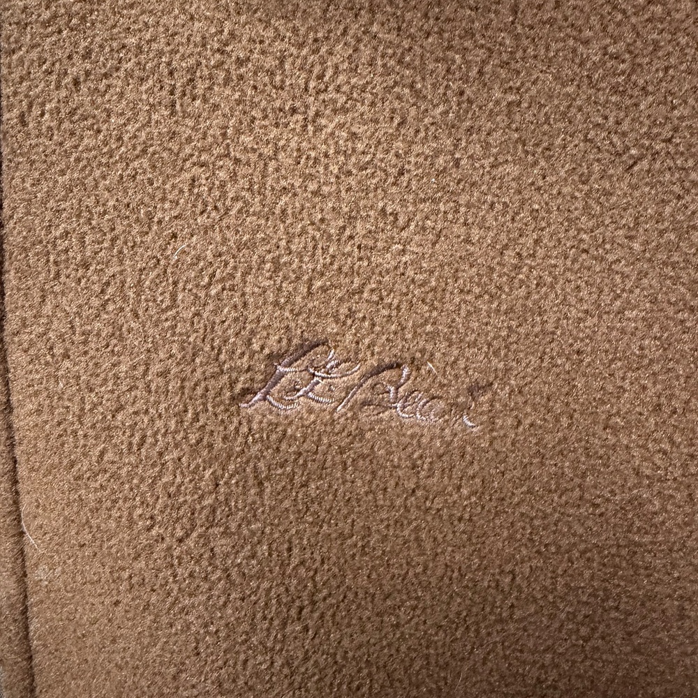 L.L. Bean Brown and Cream Fleece Vest - Picture 2 of 9